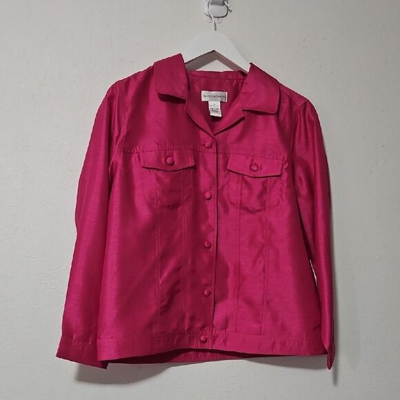 Pink Blazer Structured Suit Jacket Modern Fit - Picture 1 of 7